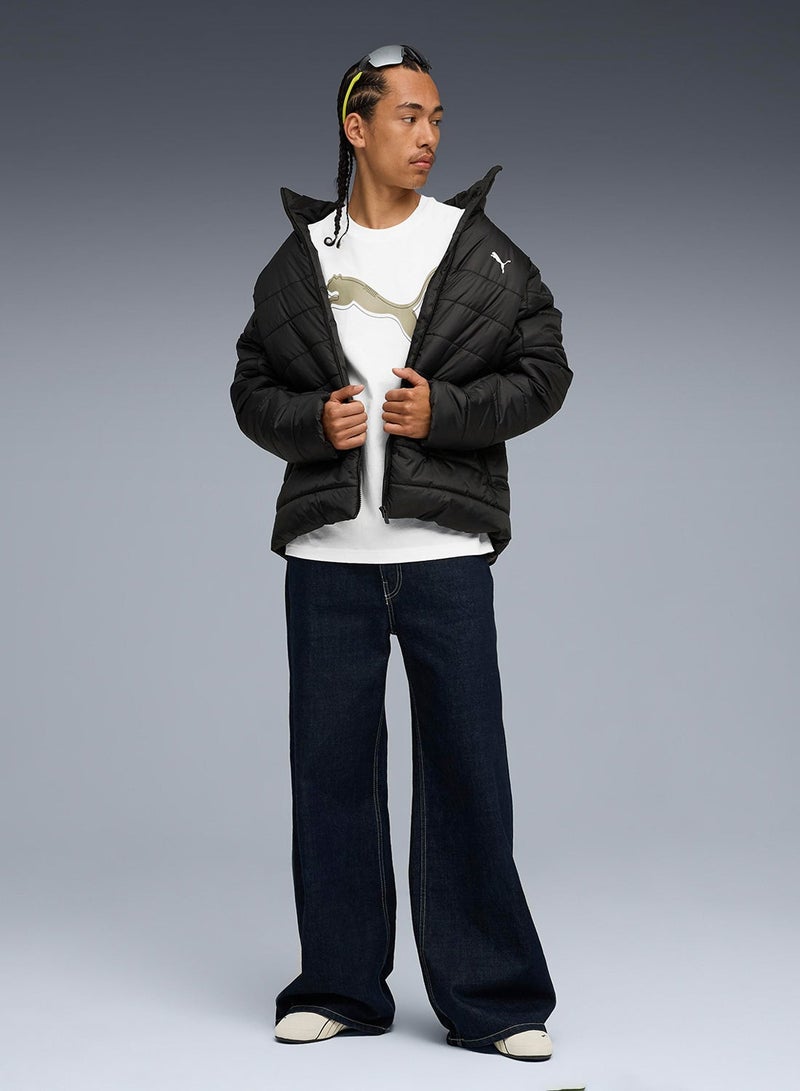 بوما تيشيرت بوما بشعار القط الجرافيكي للرجال - Image 3